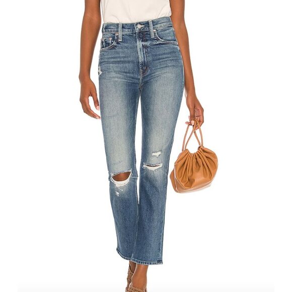 MOTHER Superior High Waisted Rider Ankle in Far Beyond the Sky Size 24 - Picture 1 of 11